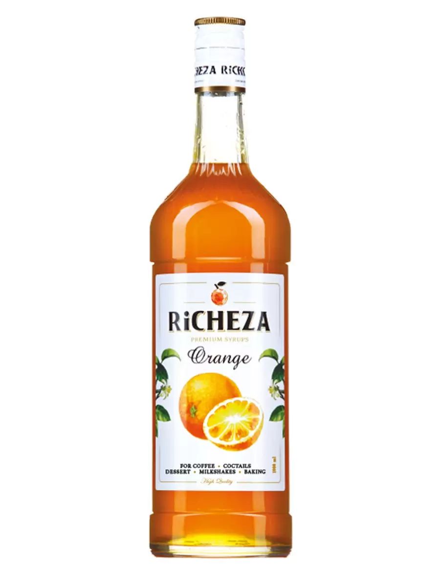 

Сироп для кофе и коктейлей Апельсин 1 литр, RICHEZA