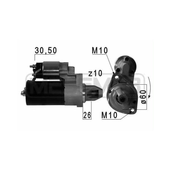 

Стартер Mercedes C-Class/C-Class T-Model/E-Class 96>14 ERA 220709