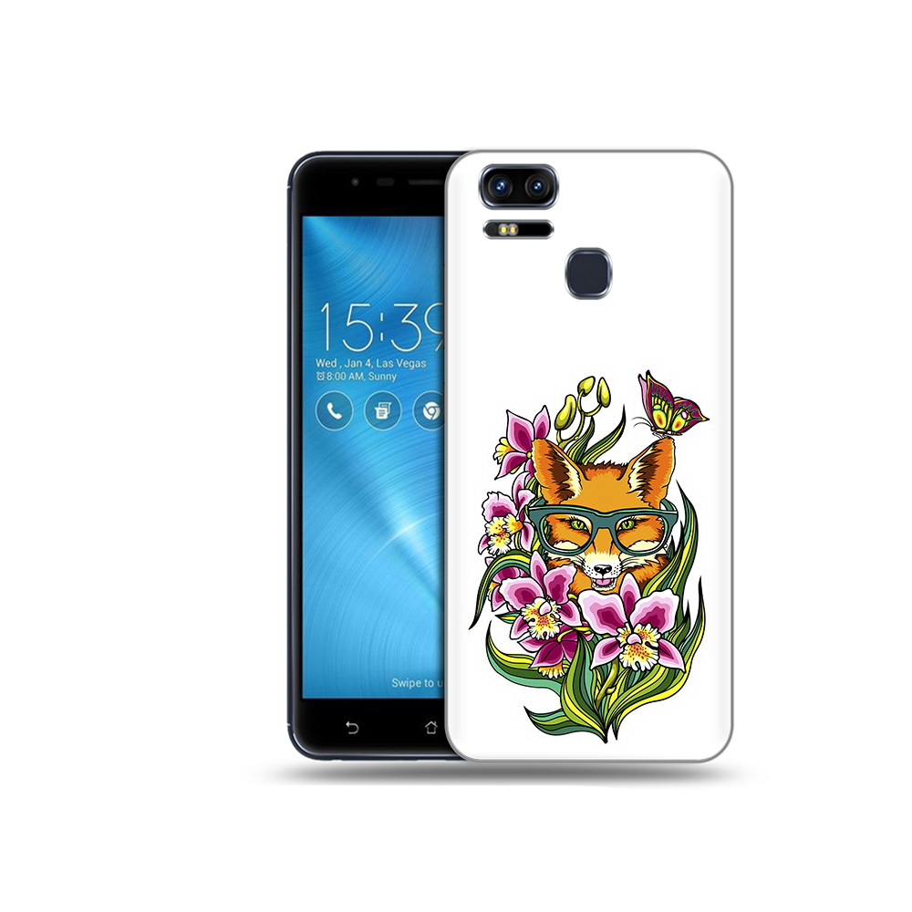 

Чехол MyPads Tocco для Asus ZenFone 3 Лиса в цветах (PT51214.656.108), Прозрачный, Tocco