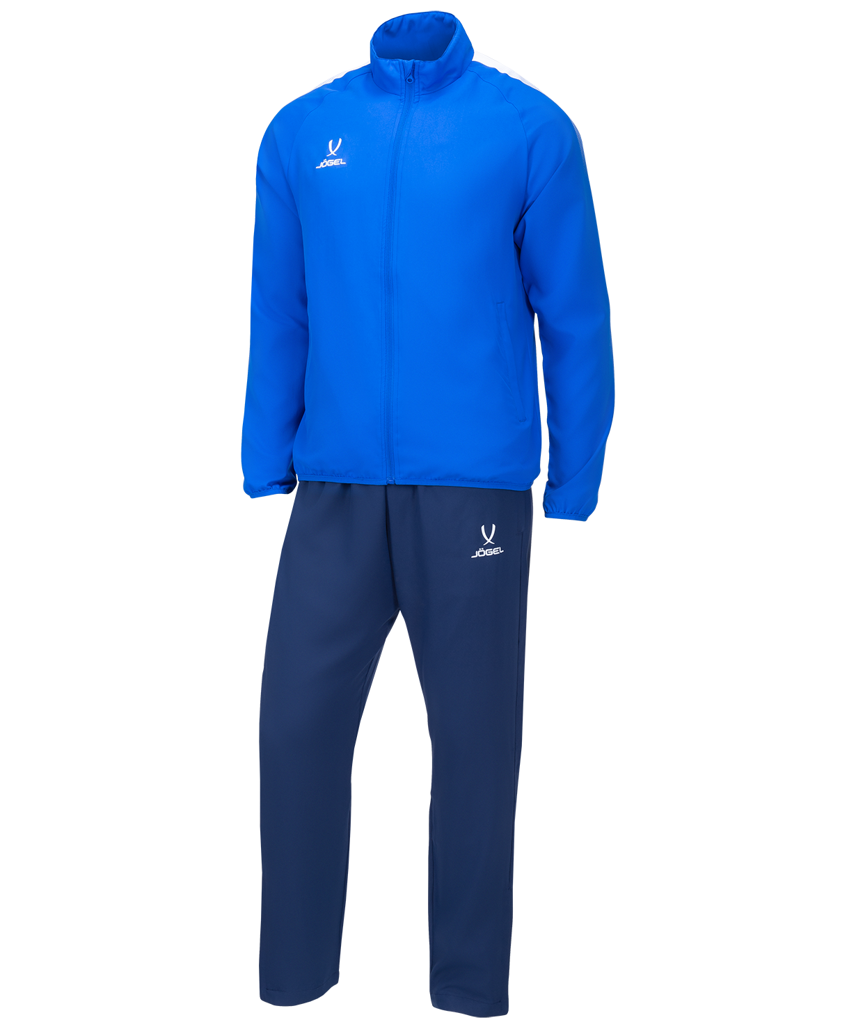 Костюм спортивный Jogel Camp Lined Suit, синий/темно-синий, детский (YL) костюм спортивный jogel camp lined suit зеленый темно синий