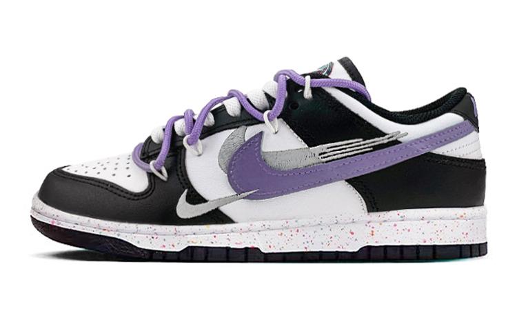 

Кеды унисекс Nike Dunk Low Multi-Color Swoosh белые 42 EU, Белый, Dunk Low Multi-Color Swoosh