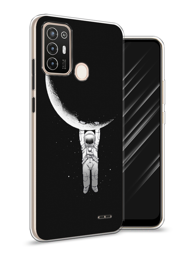 

Чехол Awog на ZTE Blade A52 / ЗТЕ Блэйд A52 "Космонавт", Разноцветный, 136250-4
