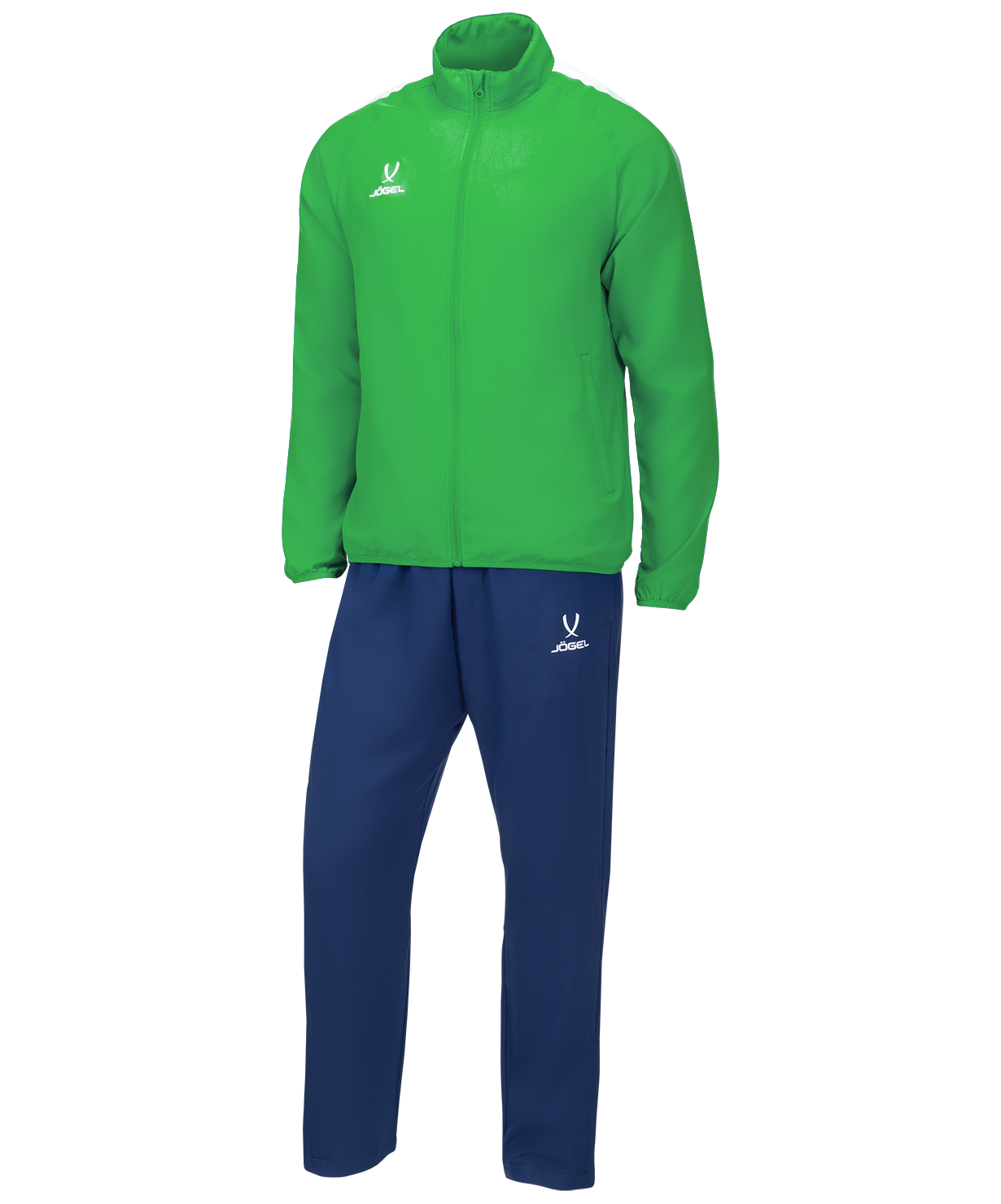 Костюм спортивный Jogel Camp Lined Suit, зеленый/темно-синий, детский (YM) костюм спортивный jogel camp lined suit синий белый xs