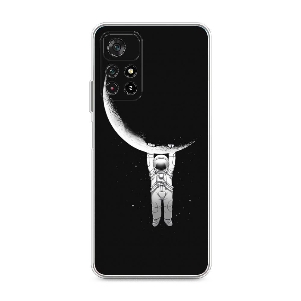 фото Силиконовый чехол "космонавт" на xiaomi redmi note 11 5g awog
