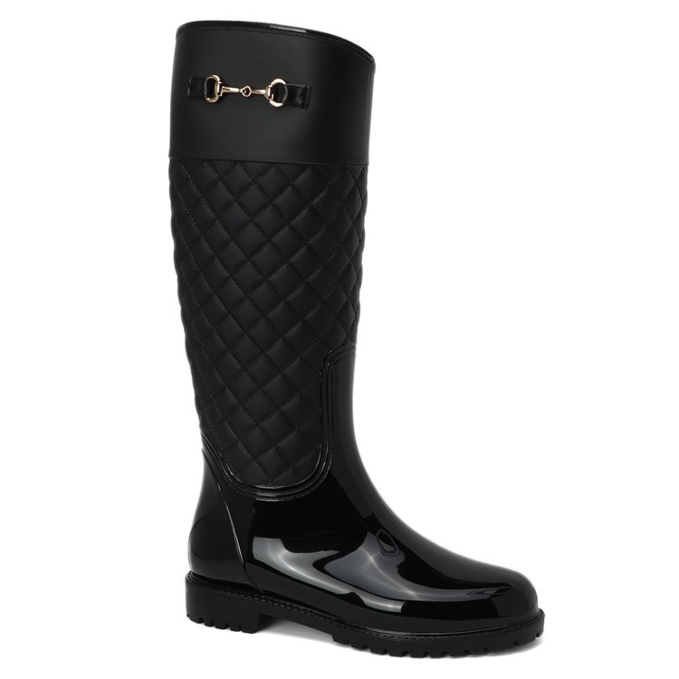 

Резиновые сапоги женские Tendance TP-5246-01 черные 38 EU, Черный, TP-5246-01