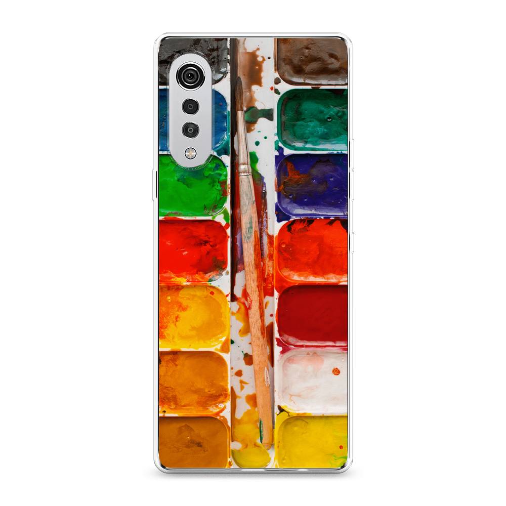

Чехол на LG Velvet 4G "Акварель", 84450-4