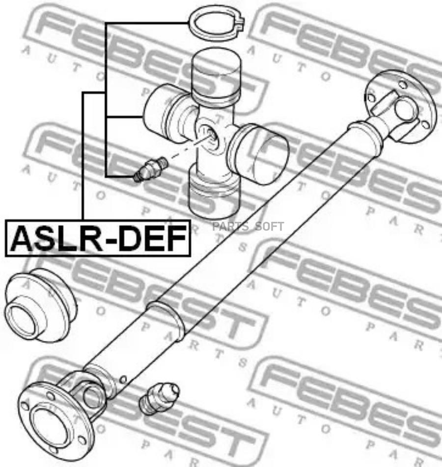 

FEBECT ASLRDEF ASLR-DEF_крестовина карданного вала 27x75!\ Land Rover Defender 87>