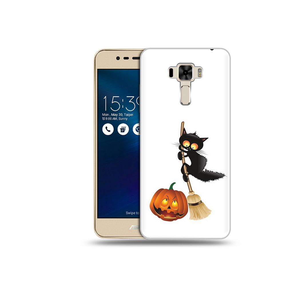 

Чехол MyPads Tocco для Asus ZenFone 3 хэлуинский котик (PT40480.655.667), Прозрачный, Tocco
