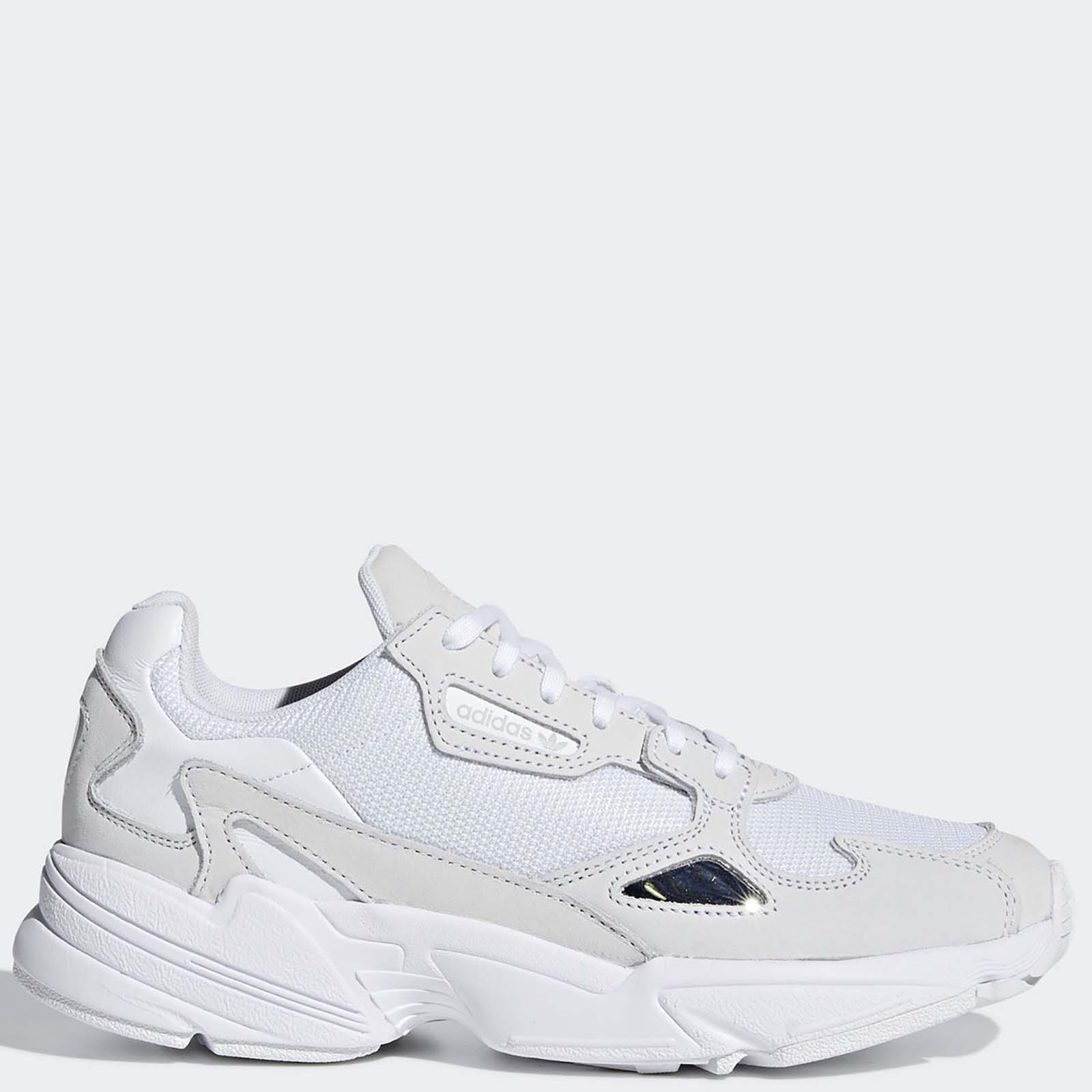 фото Кроссовки женские adidas falcon w белые 6 uk