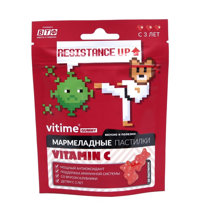 VITime Мармеладные пастилки VITime с Витамином С, 30 шт.