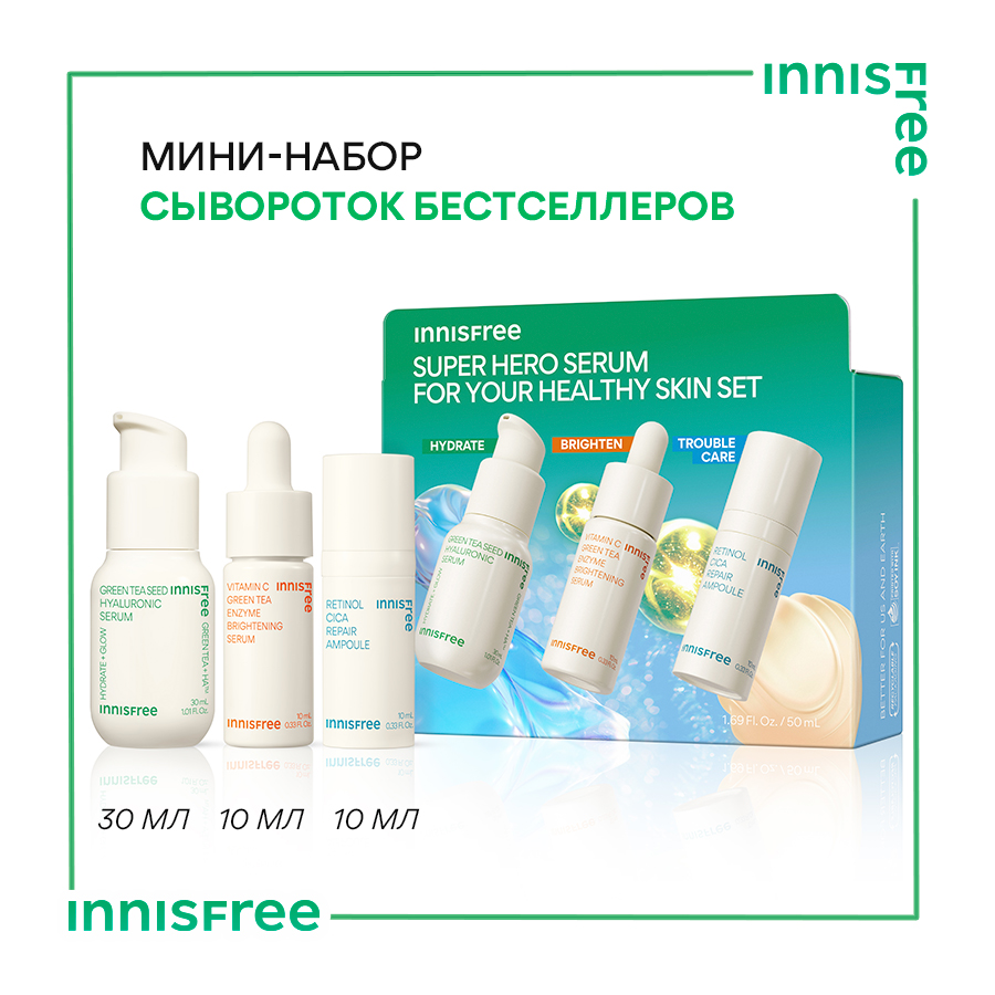 Сыворотка InnisFree набор 50 мл