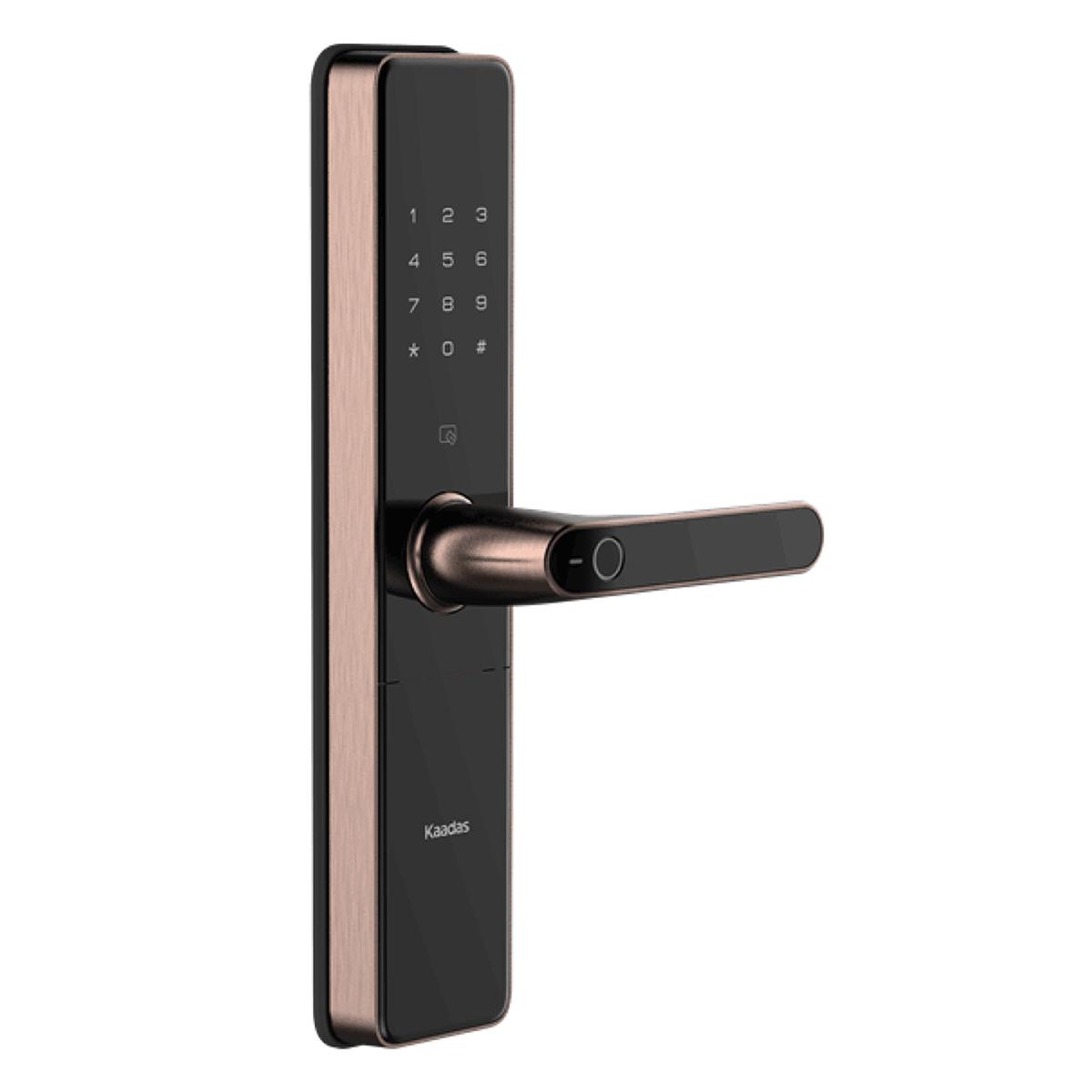 

Электронный замок Kaadas S500-5W Copper, монтажный комплект (38-60мм), S500-5W