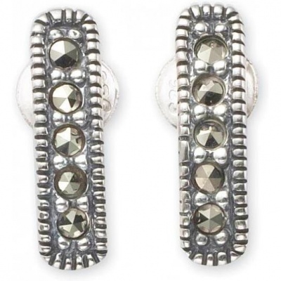 

Серьги с марказитами из серебра Марказит HE390-8198, HE390-8198