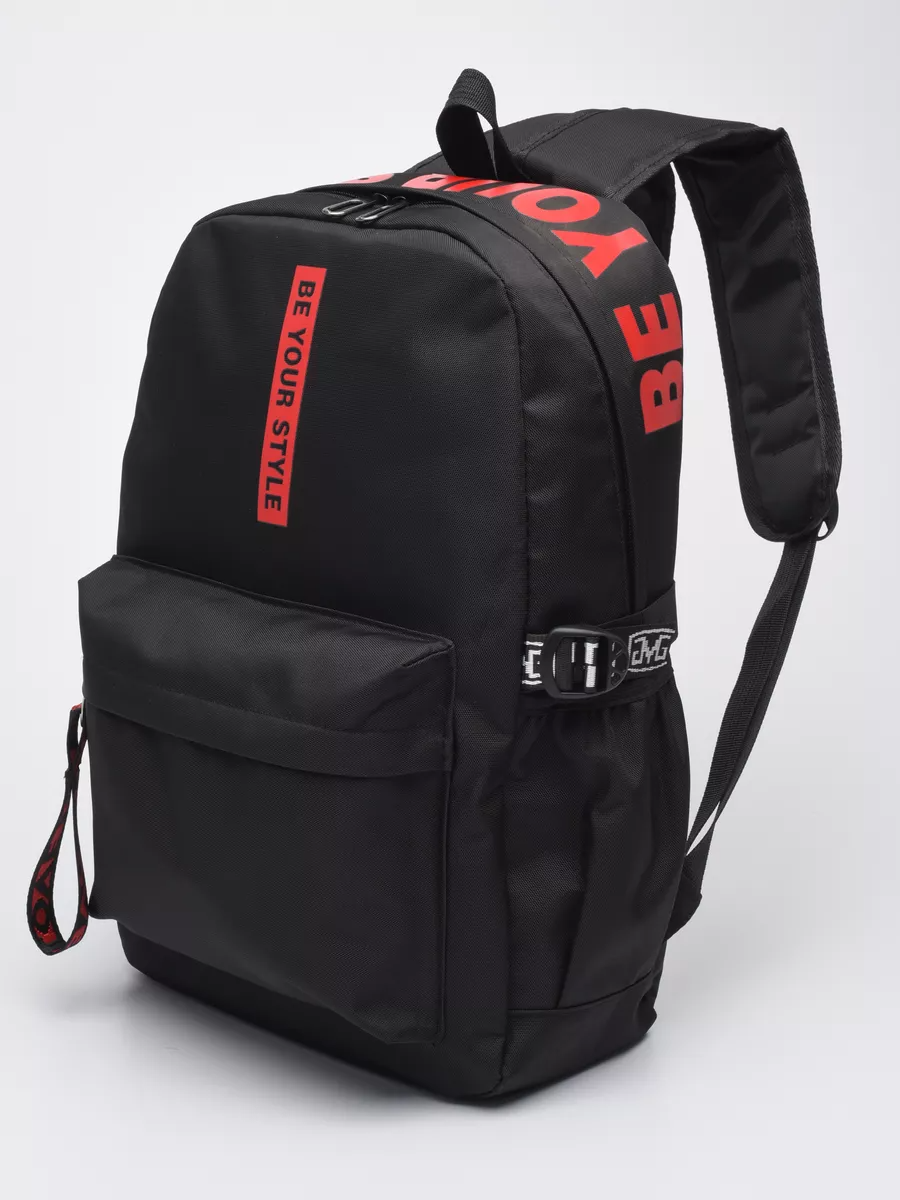 Рюкзак TIDO WYR123 черный/красный, 44х30х15 см