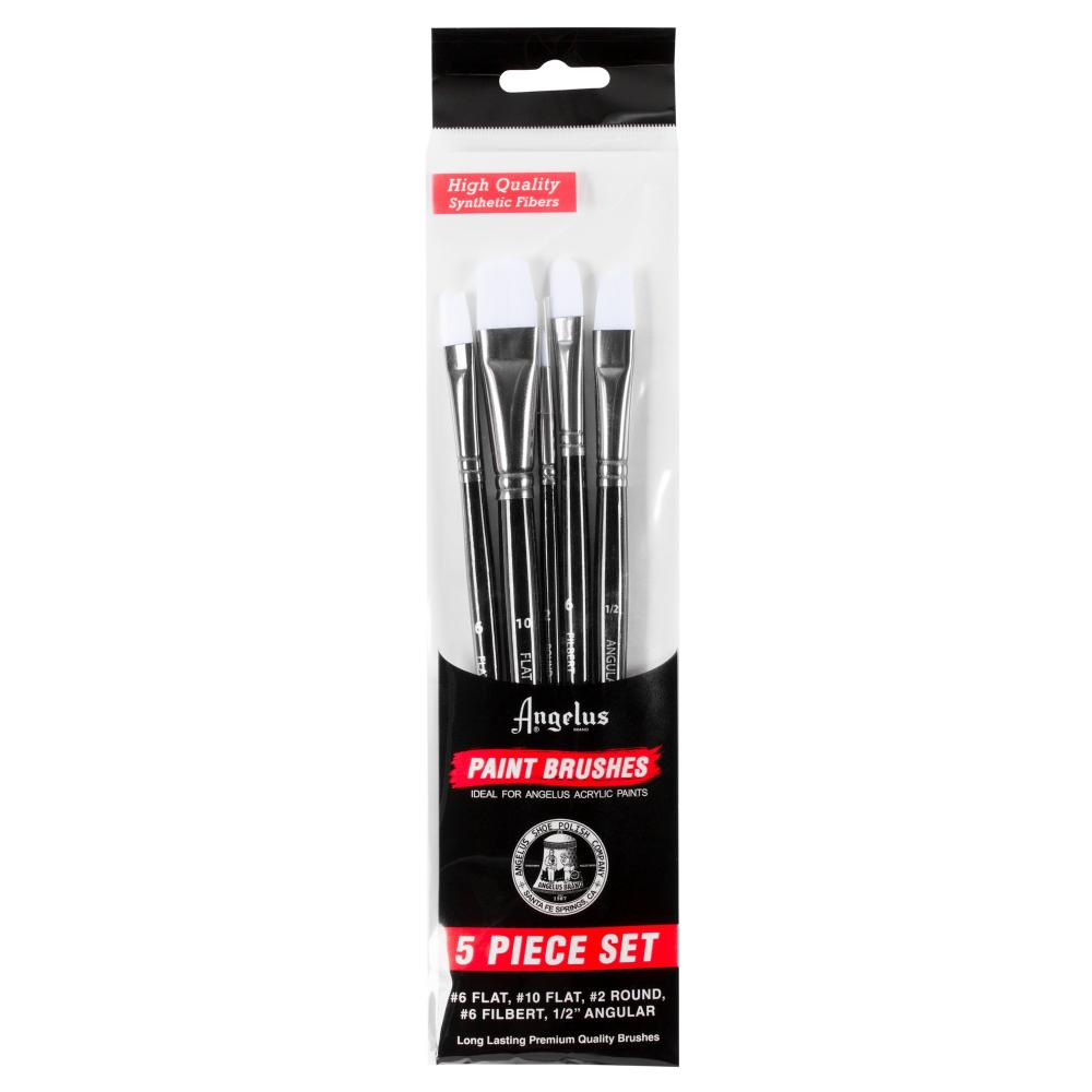 

Набор кистей Angelus Brush Set Of Five, Черный, Brush Set Of Five