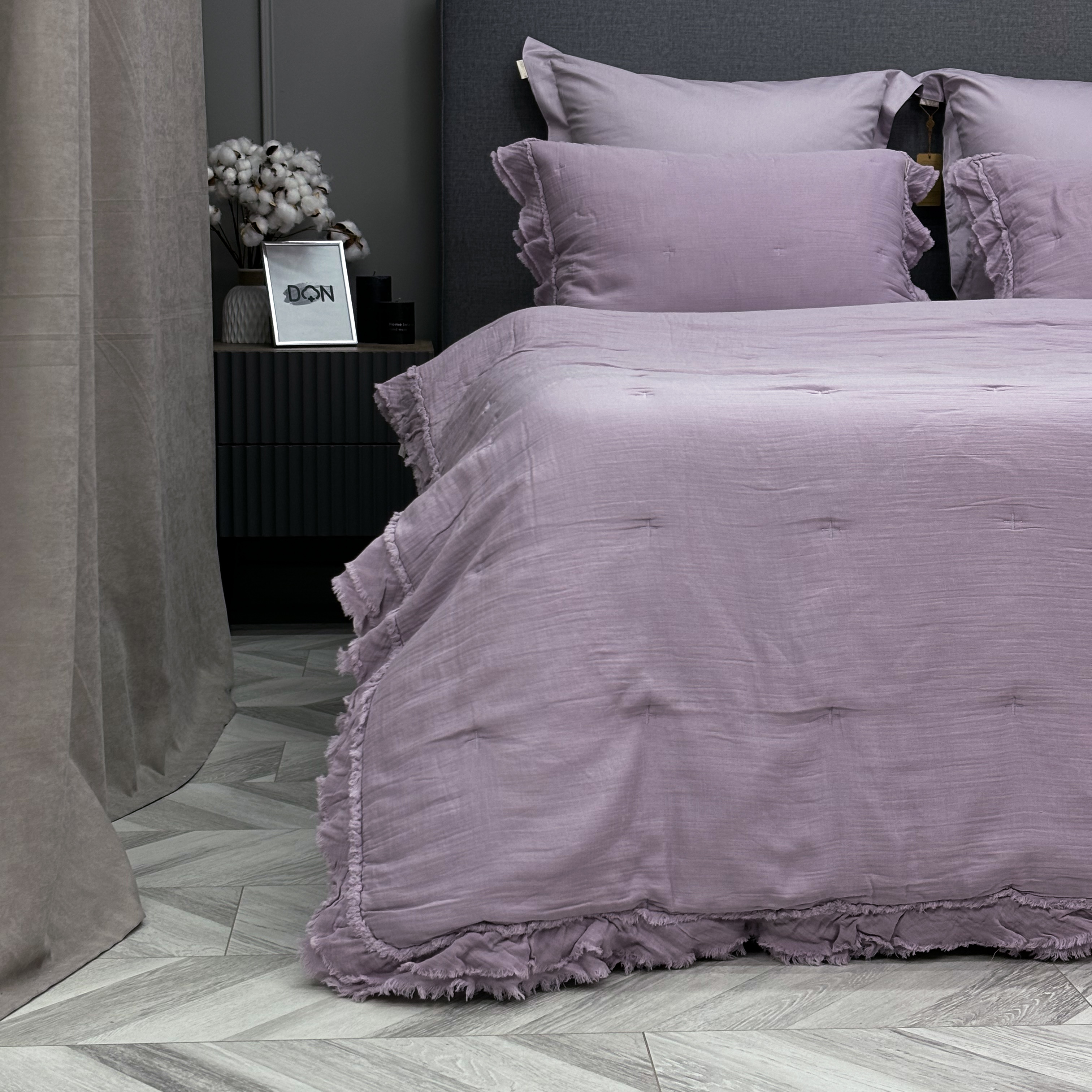 

Комплект с одеялом KAZANOV.A Cloud Stonewashed Cotton (лаванда), евро, Cloud Stonewashed Cotton