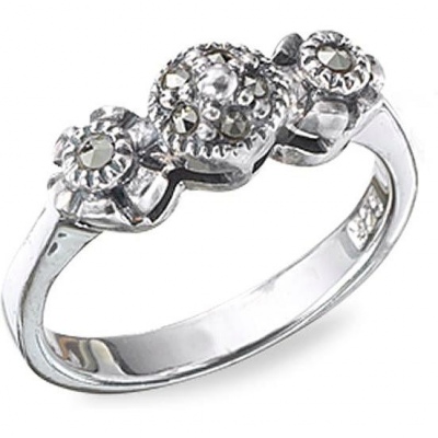 

Кольцо с марказитами из серебра р. 17 Марказит HR336-2019, HR336-2019