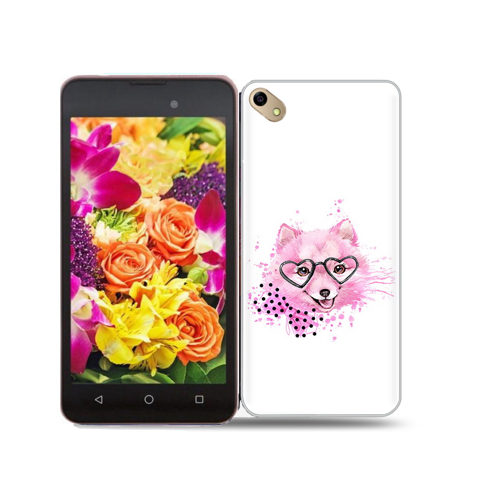 

Чехол MyPads Tocco для BQ 5035 розовый волченок, Прозрачный, Tocco
