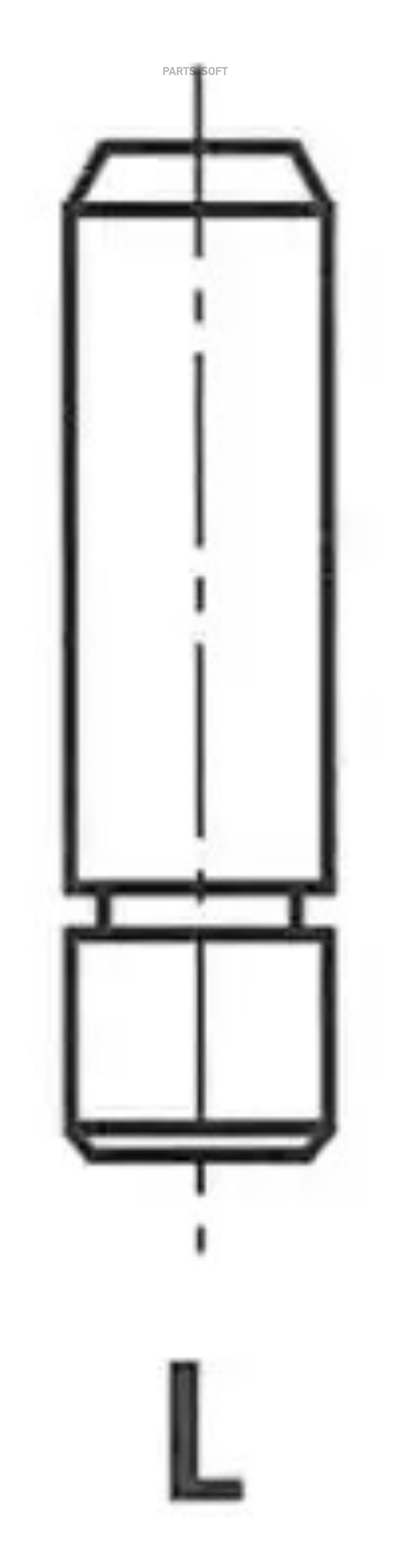 

G3126_направляющая клапана 8x14.07x55 alfa romeo 155/164, ford scorpio 2.5td 87>