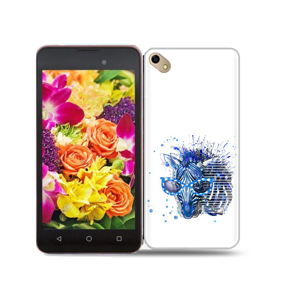 

Чехол MyPads Tocco для BQ 5035 расплывчатая зебра, Прозрачный, Tocco