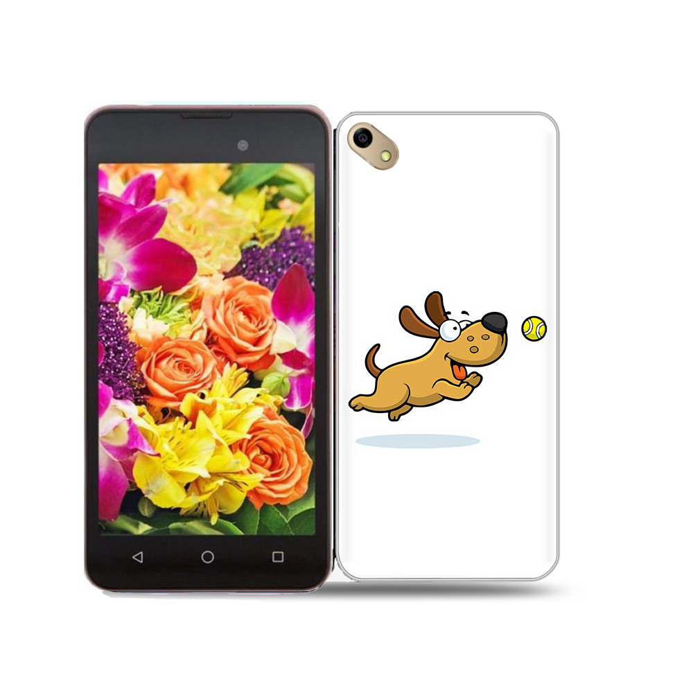 

Чехол MyPads Tocco для BQ 5035 пёсик, Прозрачный, Tocco