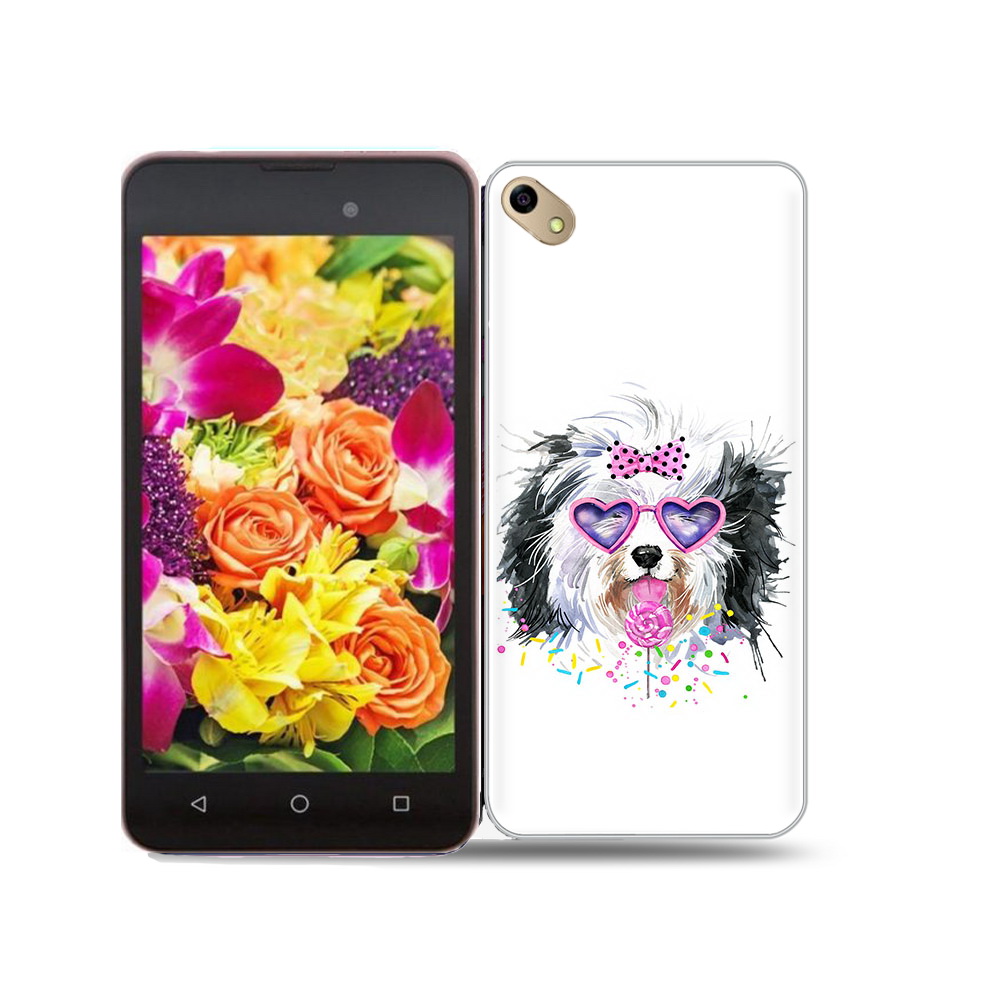 

Чехол MyPads Tocco для BQ 5035 пушистик, Прозрачный, Tocco