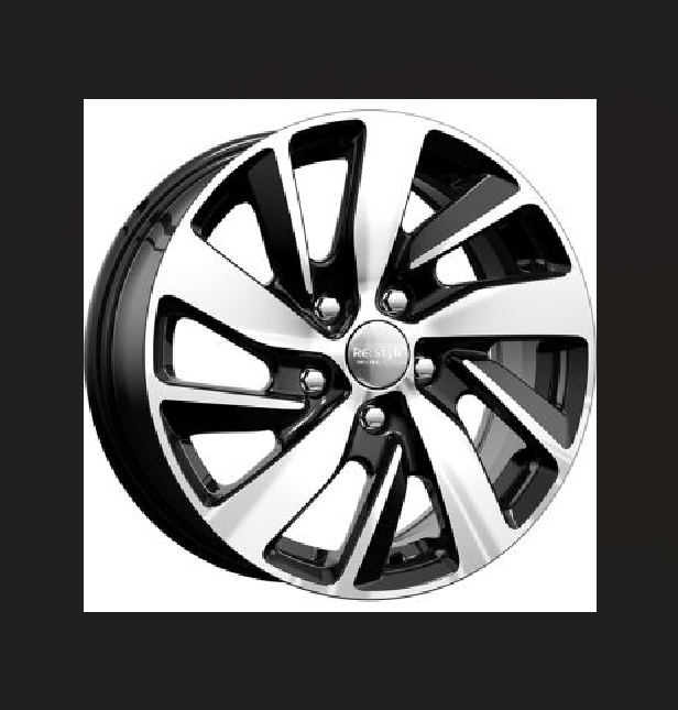 

Диск литой R16 6.5J 5x114.3/66.1 ET47 КИК КС741 алмаз черный 67970