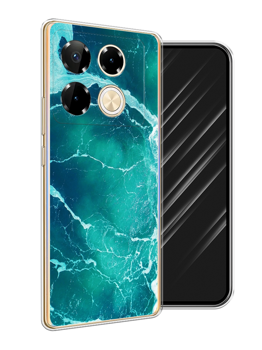 

Чехол Awog на Infinix Note 40 Pro "Изумрудный океан", Бирюзовый;синий, 3105750-1