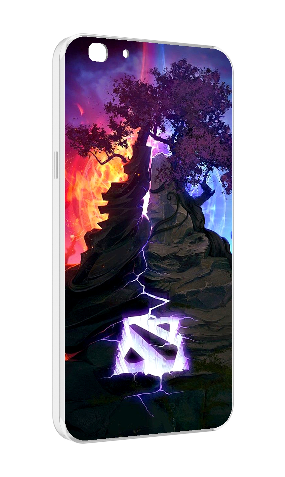 

Чехол MyPads dota 2 логотип для Oppo A77/F3 (2017 год), Прозрачный, Tocco