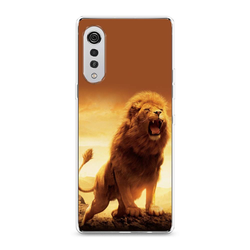 фото Чехол на lg velvet 4g "львиный рык" case place