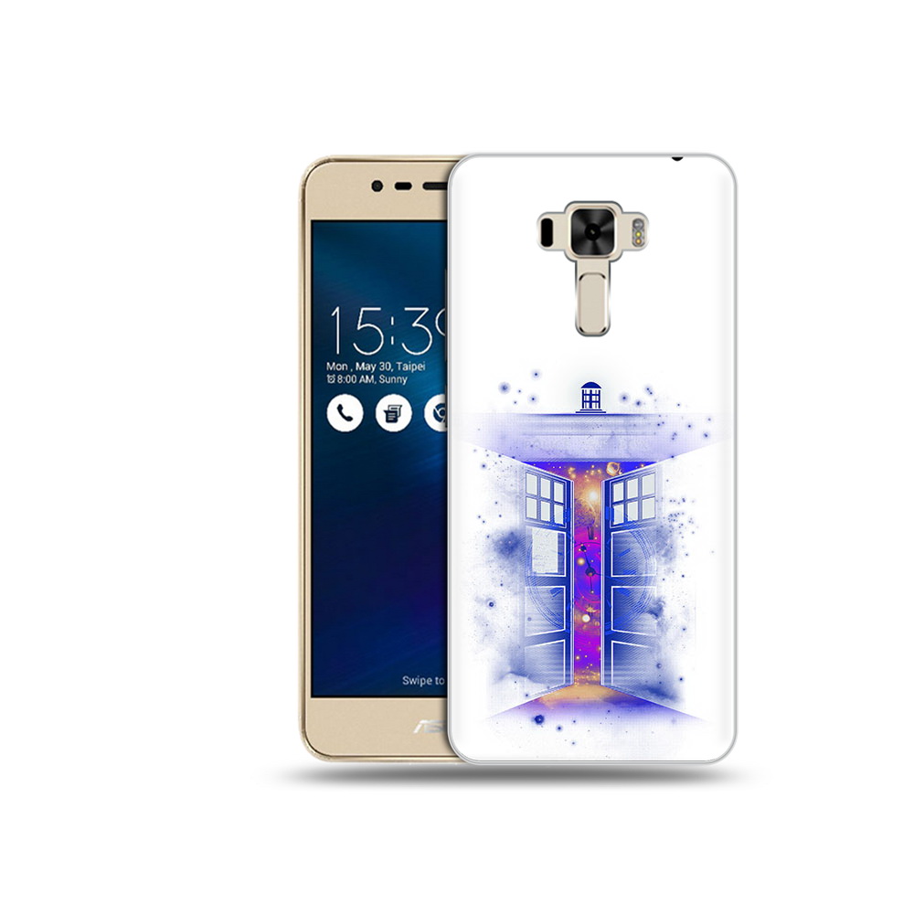 Чехол MyPads Tocco для Asus ZenFone 3 фиолетовый уголок абстракция (PT40480.655.659)