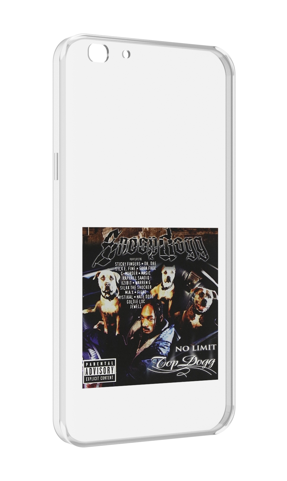 

Чехол Mypads Snoop Dogg No Limit Top Dogg Для Oppo A77/F3 (2017 Год), Прозрачный, Tocco