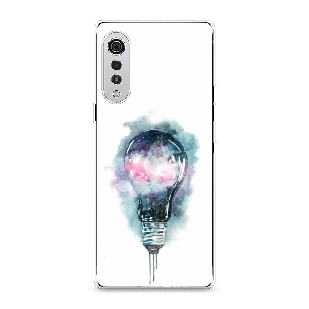 

Чехол на LG Velvet 4G "Волшебная лампа", Белый;серый, 84450-4