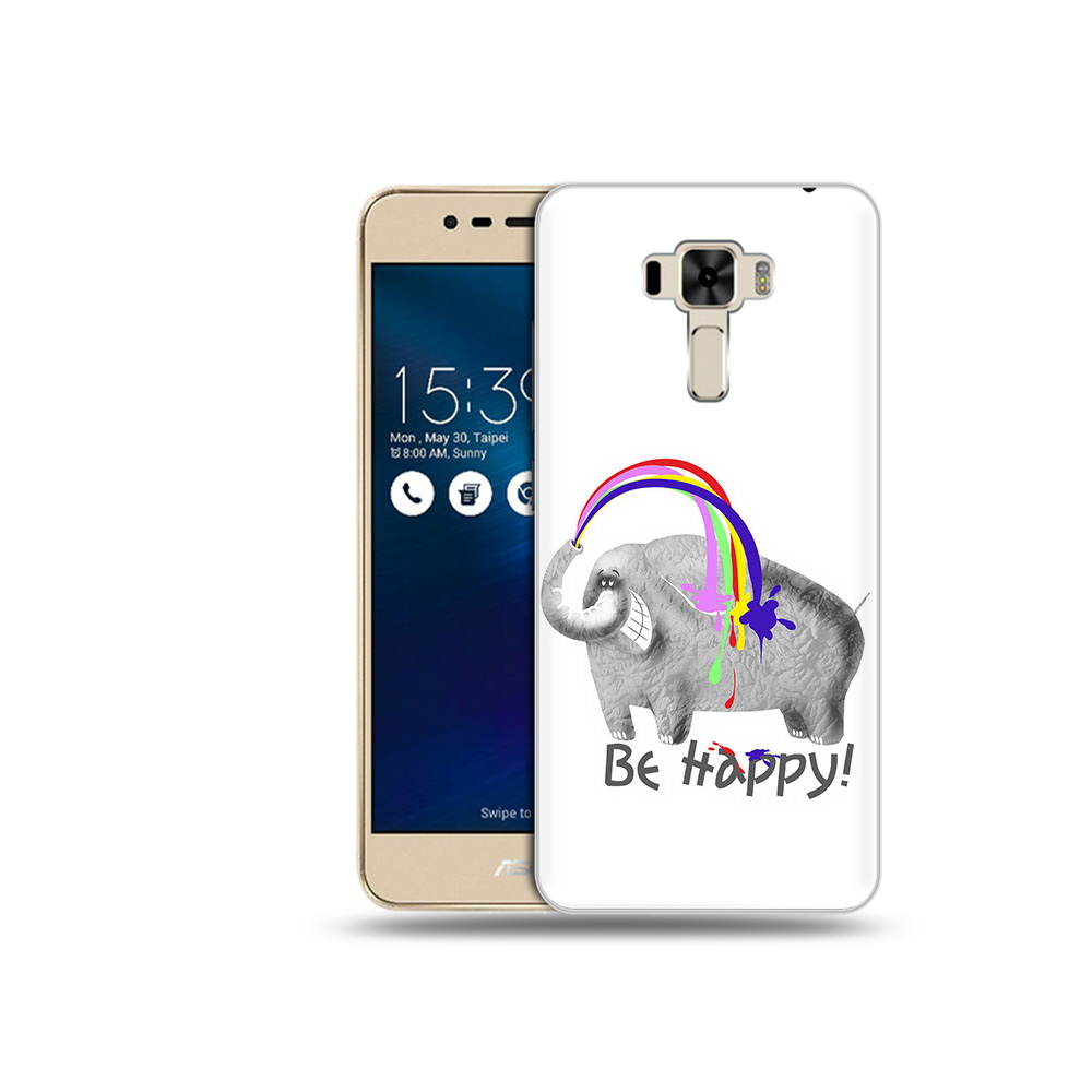 

Чехол MyPads Tocco для Asus ZenFone 3 счастливый слон (PT40480.655.632), Прозрачный, Tocco