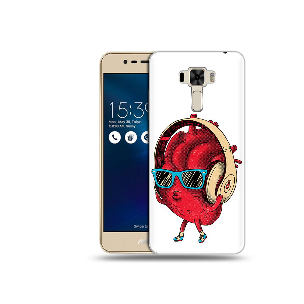 

Чехол MyPads Tocco для Asus ZenFone 3 слушай сердце (PT40480.655.609), Прозрачный, Tocco