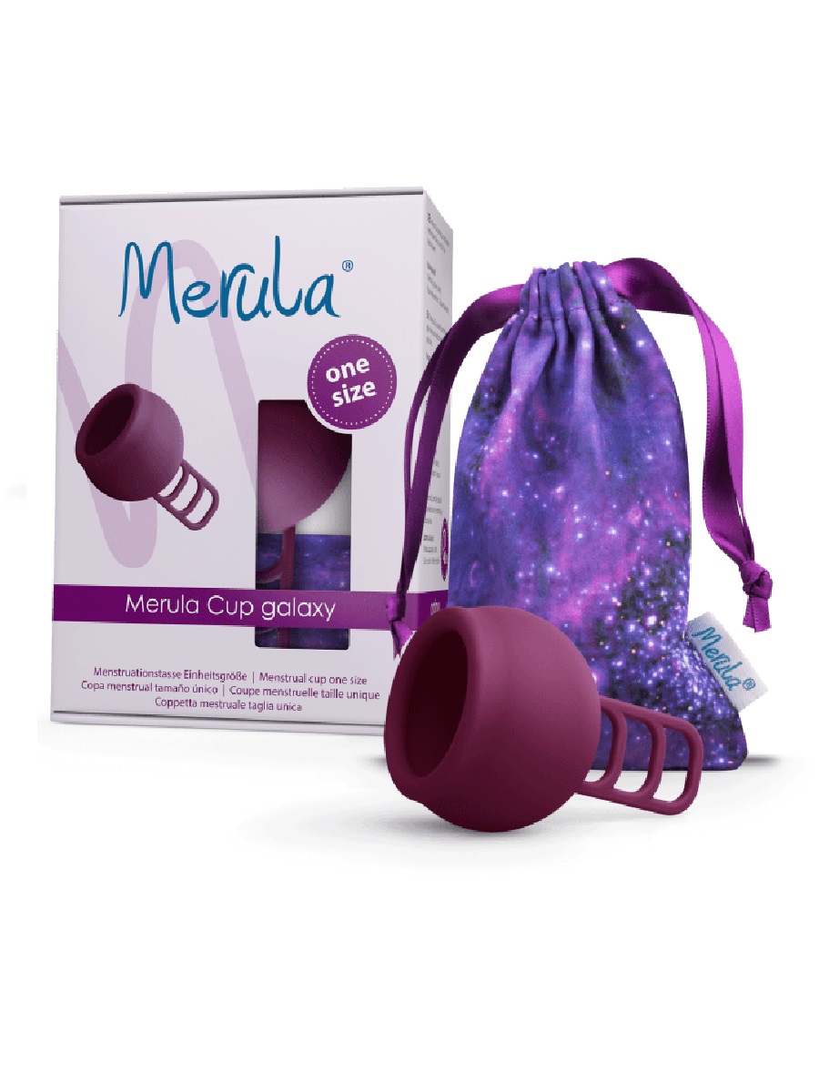 менструальная чаша merula черная xl Менструальная чаша Merula Галактика One Size
