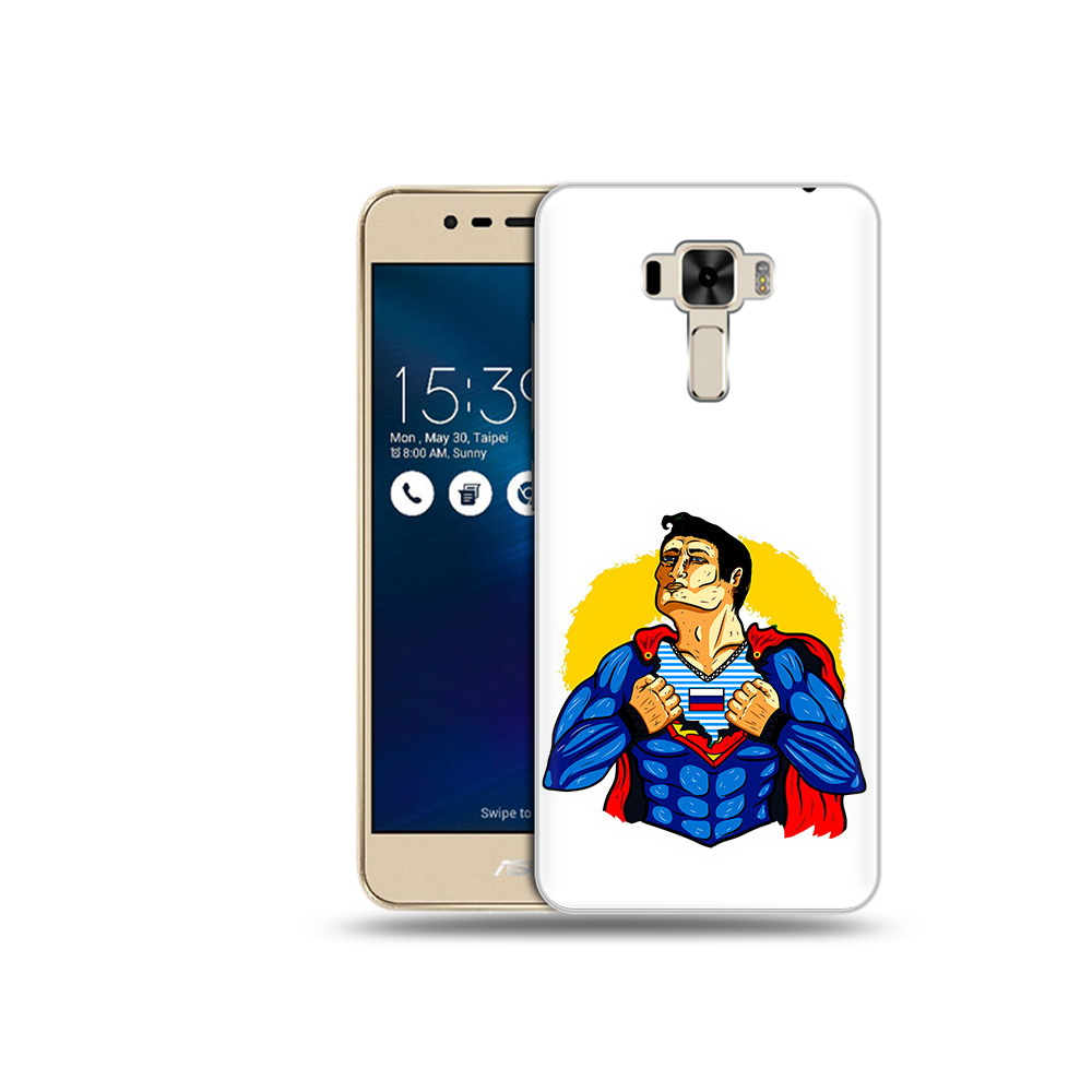 

Чехол MyPads Tocco для Asus ZenFone 3 русский супермен (PT40480.655.591), Прозрачный, Tocco