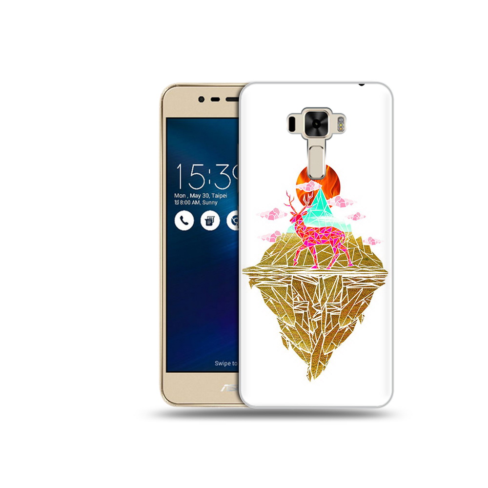 

Чехол MyPads Tocco для Asus ZenFone 3 розовый олень абстракция (PT40480.655.586), Прозрачный, Tocco