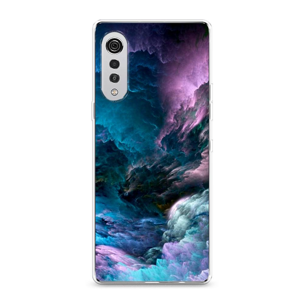 

Чехол на LG Velvet 4G "Загадочное небо", Синий;фиолетовый, 84450-2