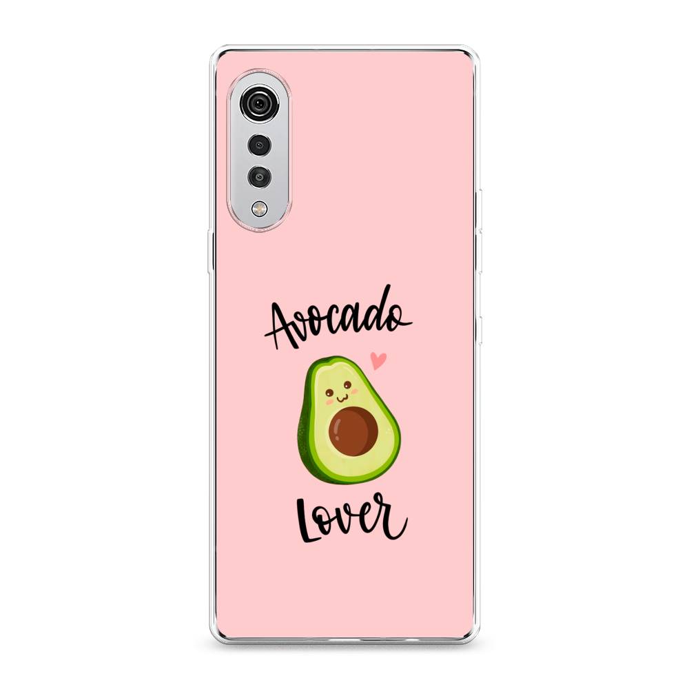 

Чехол на LG Velvet 4G "Avocado lover", Розовый;зеленый, 84450-6