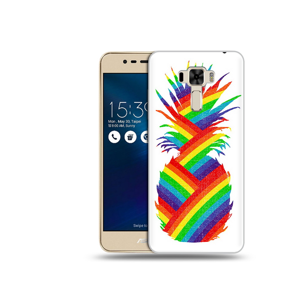 

Чехол MyPads Tocco для Asus ZenFone 3 радужный ананас (PT40480.655.566), Прозрачный, Tocco