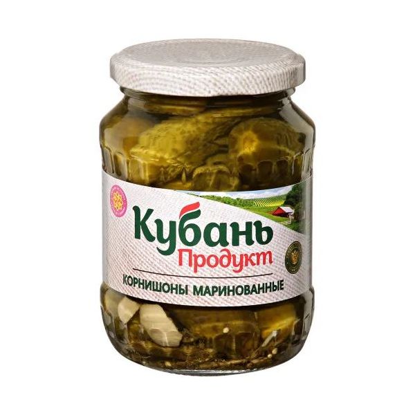 

Корнишоны маринованные Кубань продукт 350 г