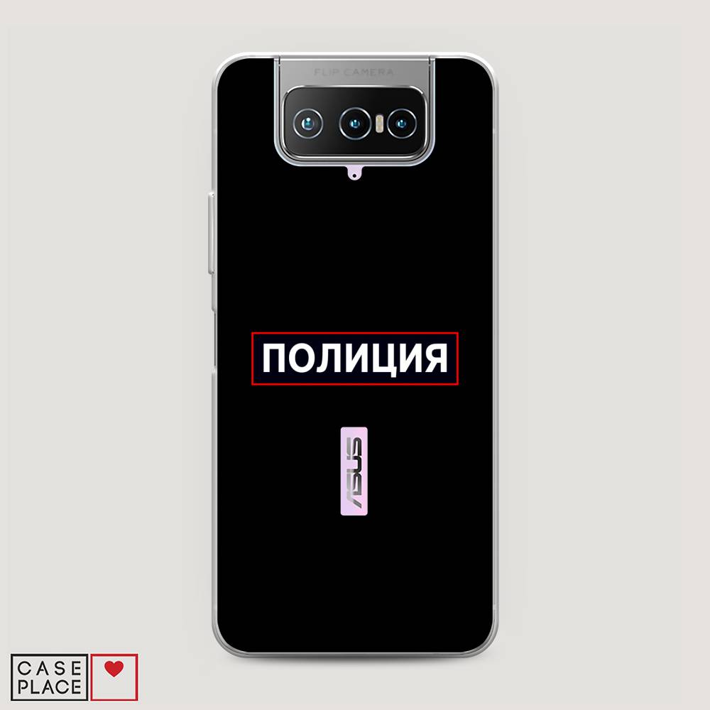 фото Чехол awog "police logo" для asus zenfone 7 zs670ks