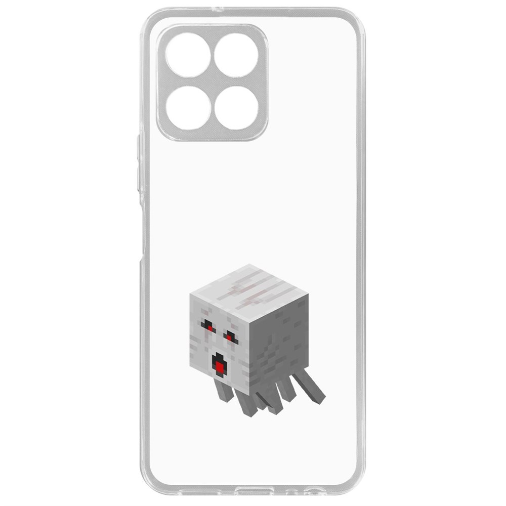 

Чехол-накладка Minecraft-Гаст для Honor X8 5G, Прозрачный