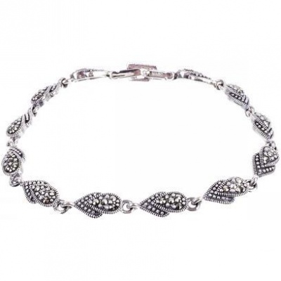 

Браслет с марказитами из серебра 18,5 см Марказит BR510-407, BR510-407