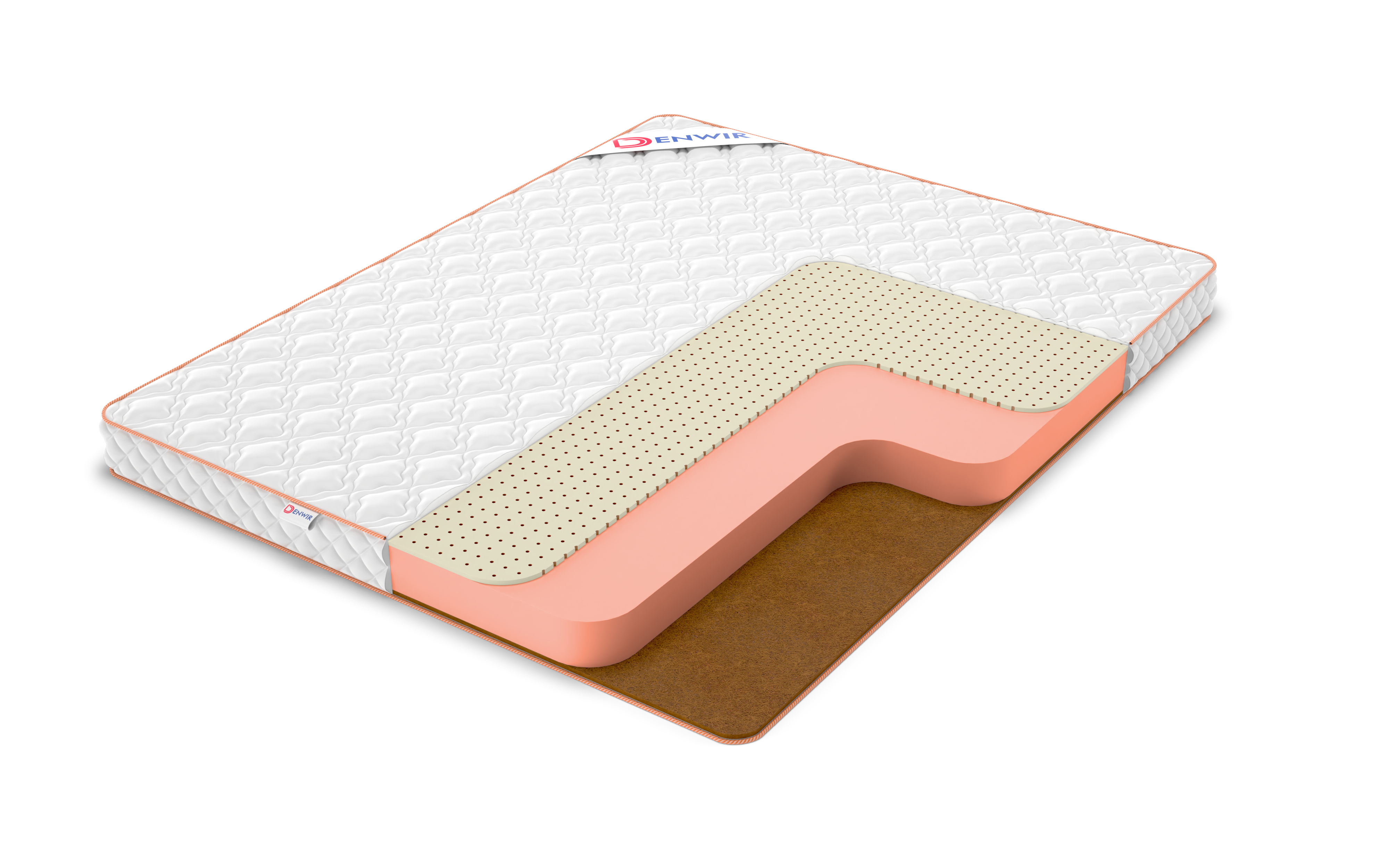 

Матрас беспружинный DENWIR TOP HARD SOFT 12/chstmat_THS12_120x180, Белый, TOP HARD SOFT 12