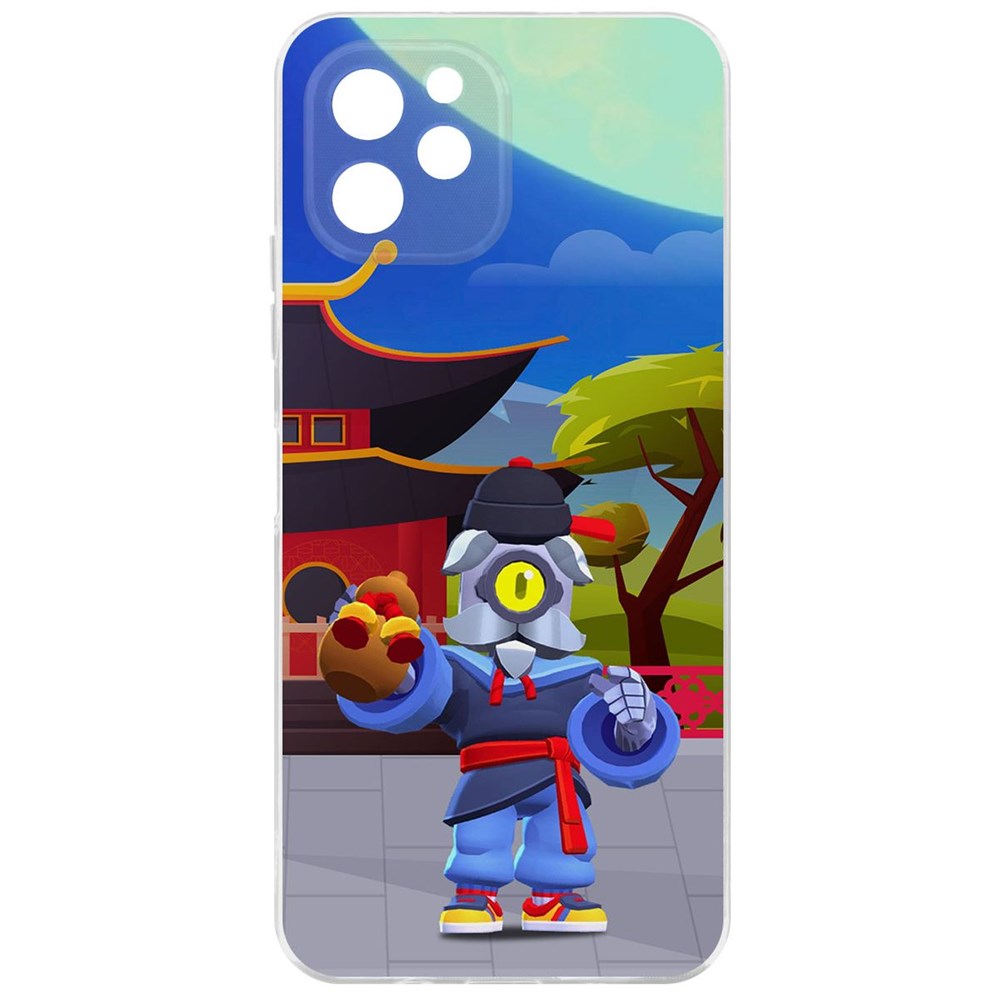 

Чехол-накладка Brawl Stars-Великий Мастер Барли для Huawei Nova Y61, Прозрачный