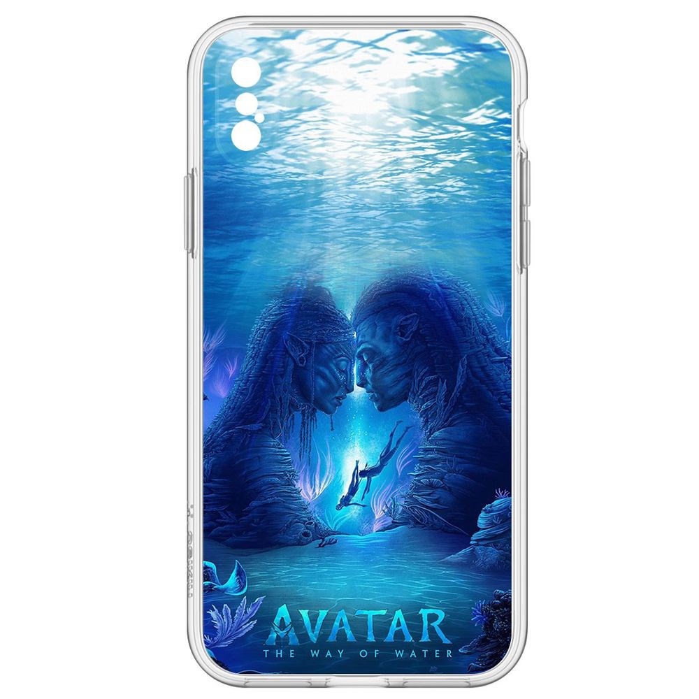

Чехол-накладка Аватар - Рифы для iPhone XS, Прозрачный