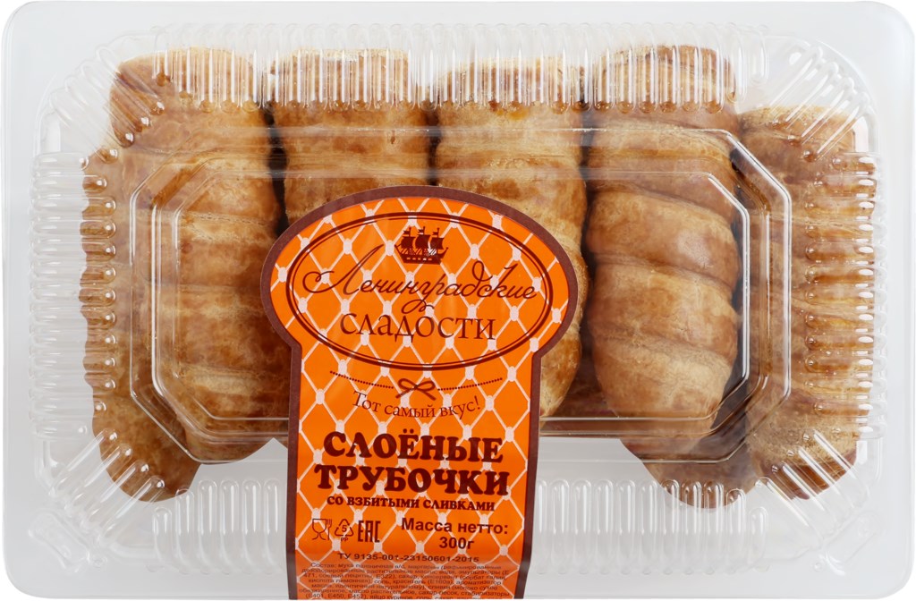 

Трубочка Ленинградские Сладости слоеная 140 г