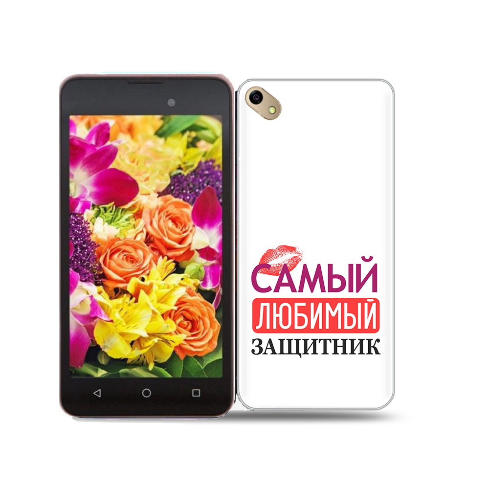 

Чехол MyPads Tocco для BQ 5035 любимый защитник, Прозрачный, Tocco